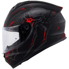 Givi 50.x Arachno Kırmızı Polikarbonat Full Face Motosiklet Kaskı L Beden Tam Yüz Tasarım