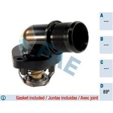 Fae 5322689 - Termostat Komple Kapaklı 89 C 106 206 306 C2 C3 C3 Iı C3 Plurıel Xsara Saxo TU3JP-TU3A TU3AES 1.8 8V