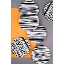 Tabak Evi Porselen Sidereal Pasta Tabağı 19,50CM Sd2 6 Kişilik 6 Parça