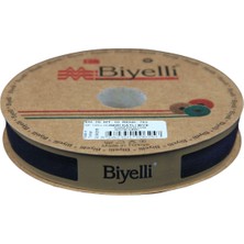 Emt Pazarlama Biye Deri Katlı 753 Lacivert 2 cm 25 Metre %100 Polyester