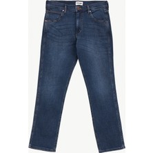 Wrangler Mavi Erkek Straight Denim Pantolon W15Q00021317 Indigo Denim Pantolon