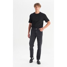 Wrangler Normal Bel Straight Siyah Erkek Denim Pantolon MW12100012TI Siyah Denim Pantolon