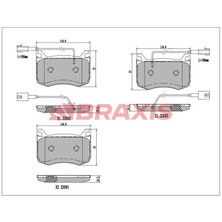 Braxis Fren Balatası On Alfa Gıulıa 15