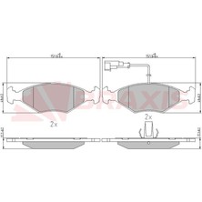 Braxis Fren Balatası On Fıslı Palıo 1.4 Sıena