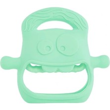 Açık Yeşil Bebek Silikon Diş Kaşıyıcı