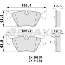 Braxis On Fren Balatası Bmw E32 E34 E36 M3 E34 M5