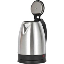 FRY Kettle Su Isıtıcı C F Priz Uyumlu 220 - 240 V Paslanmaz Çelik Kablolu