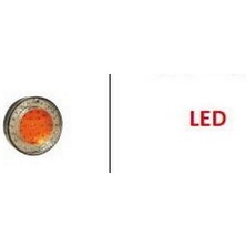 Ölmez Oto Yedek Parça Dsl.22 24 24V LED Yuvarlak Stop-Sinyal-Park Lamba