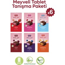 Milat Çikolata Milat Meyve Dolgulu Çikolata Karma Kutu 6 × 60 g (6 Çeşit)