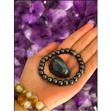 8mm Hematit Tambur Taş ile Zarif Takılar Yapın, Sertifikalı ve Şık