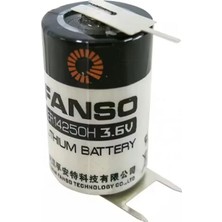 Marsilyan ER14250H 3.6V 1/2AA Kısa Lityum Pil - 3 Pın