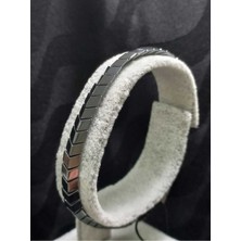 Şık Erkek Taş Makrome Bileklik, Ayarlanabilir Ip Tasarımı