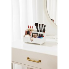 Feyza Design Çok Bölmeli Makyaj ve Fırça Organizeri, Şık ve Pratik Tasarım