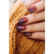 Artikel Kırmızı - Lacivert Ombre Tırnak Dövmesi, Tırnak Tattoo, Nail Art, Tırnak Sticker, Nail Sticker
