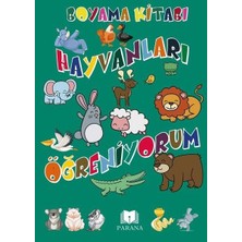 Elma Shop Hayvanları Öğreniyorum - Boyama Kitabı