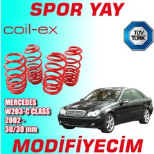 Modifiyecim Mercedes W203 2002 Sonrası C Class 30-30MM Coil-Ex Spor Yay Helezon