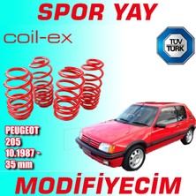 Modifiyecim Peugeot 205 1987 Sonrası 35MM Coil-Ex Spor Yay Helezon