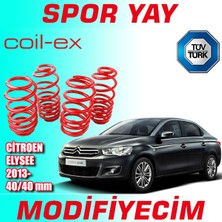 Modifiyecim Citroen Elysee 2013 Sonrası 40-40MM Coil-Ex Spor Yay Helezon