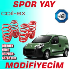 Modifiyecim Citroen Nemo 2008 Sonrası 45-45MM Coil-Ex Spor Yay Helezon