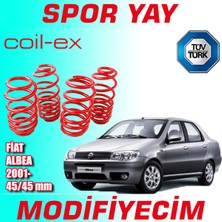 Modifiyecim Fiat Albea 2001 Sonrası 45-45MM Coil-Ex Spor Yay Helezon