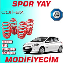 Modifiyecim Renault Clio 3 2006-2012 Arası 45-45MM Coil-Ex Spor Yay Helezon