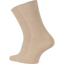 Meristanbul Business Çorap, 39-42, Yumuşak Pamuk Karışımlı, Bej