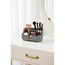 Feyza Design Çok Bölmeli Makyaj ve Fırça Organizeri, Pratik ve Şık Tasarım