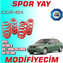 Modifiyecim Opel Astra G 1998-2004 45-45MM Coil-Ex Spor Yay Helezon