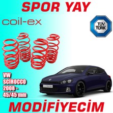 Modifiyecim Vw Scirocco 2008 Sonrası 45-45MM Coil-Ex Spor Yay Helezon