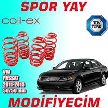 Modifiyecim Vw Passat 2011-2015 Arası 50-50MM Coil-Ex Spor Yay Helezon
