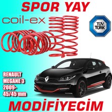 Modifiyecim Renault Megane 3 2009 Sonrası 45-45MM Coil-Ex Spor Yay Helezon