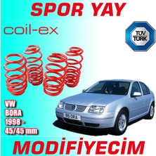 Modifiyecim Vw Bora 1998 Sonrası 45-45MM Coil-Ex Spor Yay Helezon