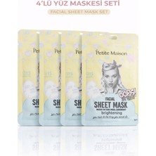 Petite Maison Aydınlatıcı Kağıt Maske x 4 Adet
