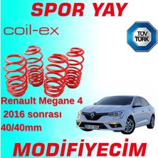 Modifiyecim Renault Megane 4 2016 Sonrası 40-40MM Coil-Ex Spor Yay Helezon