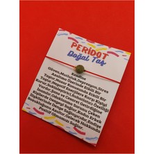 Doğal Peridot Taşlı Ayarlanabilir Bileklik, Şık ve Zarif Takı Hediye