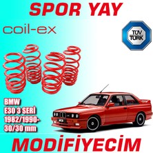 Modifiyecim Bmw E30 3 Seri 1982-1990 Arası 30-30MM Coil-Ex Spor Yay Helezon