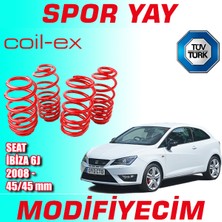 Modifiyecim Seat Ibiza 6j 2008 Sonrası 45-45MM Coil-Ex Spor Yay Helezon