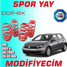 Modifiyecim Vw Golf 6 2008 Sonrası 45-45MM Coil-Ex Spor Yay Helezon