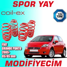 Modifiyecim Fiat Grande Punto 2005 Sonrası 45-45MM Coil-Ex Spor Yay Helezon