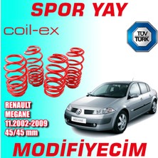 Modifiyecim Renault Megane 2 2002-2009 Arası 45-45MM Coil-Ex Spor Yay Helezon