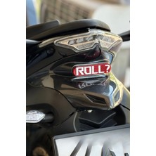 Banxtre Motor Için Roll Yazılı Beyaz Renk Sticker Etiket (8CMX1CM)