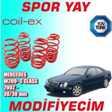 Modifiyecim Mercedes W209 2002 Sonrası C Class 30-30MM Coil-Ex Spor Yay Helezon