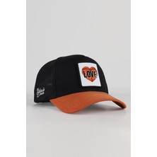 BlackBörk Basketbol Logolu Kiremit-Siyah Trucker Şapka