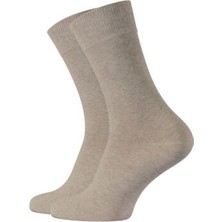 Meristanbul Business Çorap, 39-42, Yumuşak Pamuk Karışımlı, Sütlükahve