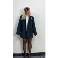 Nunu365com Kırçıllı Kaşe Ceket