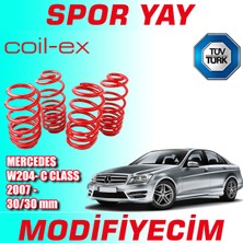Modifiyecim Mercedes W204 2007 Sonrası C Class 30-30MM Coil-Ex Spor Yay Helezon