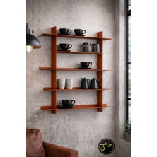 3art Metal Dekorasyon Çok Katlı Duvar Rafı – Modern Mutfak & Salon Raf Sistemi