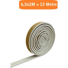 Homdep Kapı Pencere Fitili Yapışkanlı (Beyaz) Kapı Pencere Bandı Bantları 6,5x2 Metre= 13 Metre