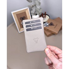 Fil Deri Hakiki Deri Fermuarlı Mini Para Bölmeli Kartlık 2126