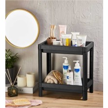 Feyza Design Çift Katlı Plastik Makyaj Organizeri, Pratik ve Şık Saklama Çözümü